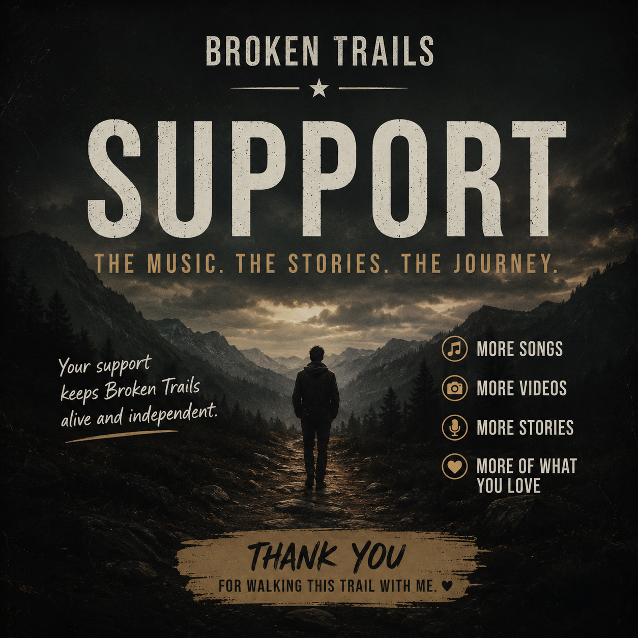 Support Broken Trails